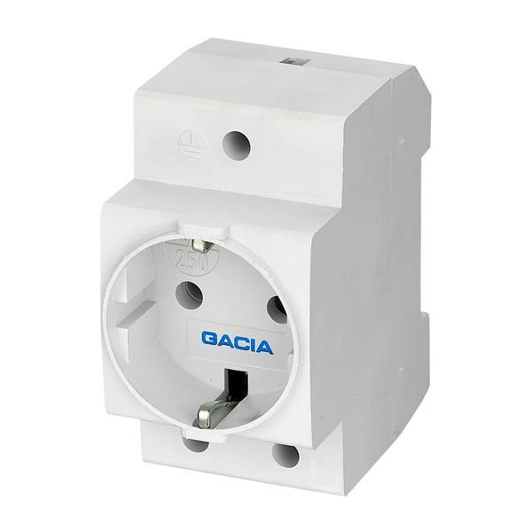 ENCHUFE PARA CARRIL DIN SK 16A GACIA