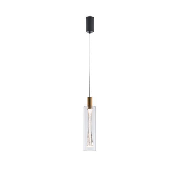 LÁMPARA COLGANTE CRISTAL 7,6W 780lm 3000K Ø90x1200mm ARTE ILLUMINA VIAL