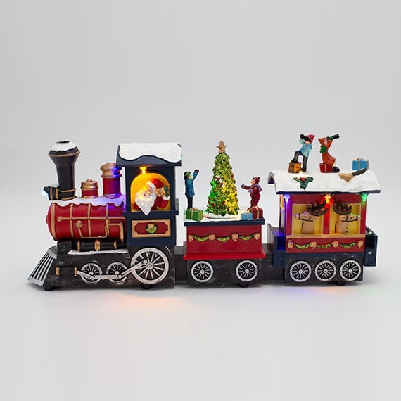 TREN CON LUZ Y MOVIMIENTO, FUNCIONA A PILAS, 38,2x8,3x17,5cm