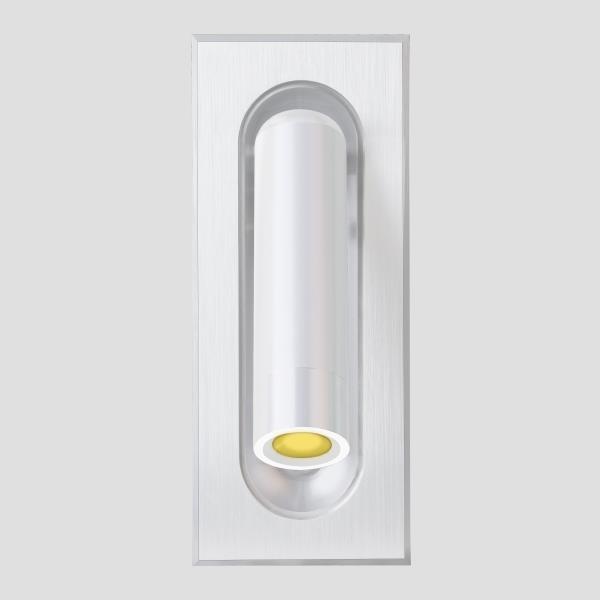 EMPOTRABLE DE PARED LED 3W 3000K 255x255x200mm "EYE" ARTE ILLUMINA