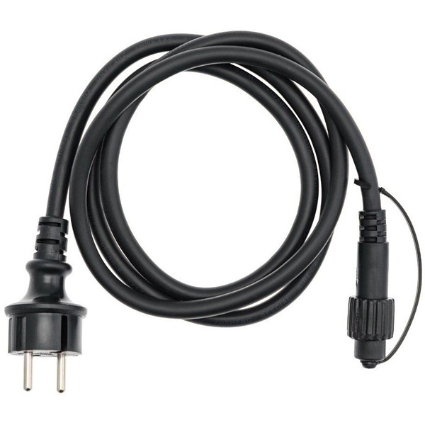 CABLE DE GOMA VERDE CON ENCHUFE, JUEGO DE 5 PIEZAS, 1,5 m, IP44