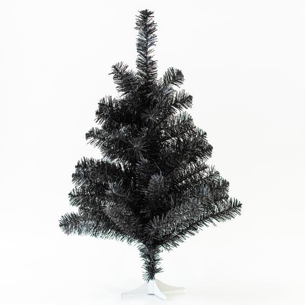 ÁRBOL 60cm, 70 PUNTAS (ANCHO DE LAS PUNTAS 6cm), COLOR NEGRO