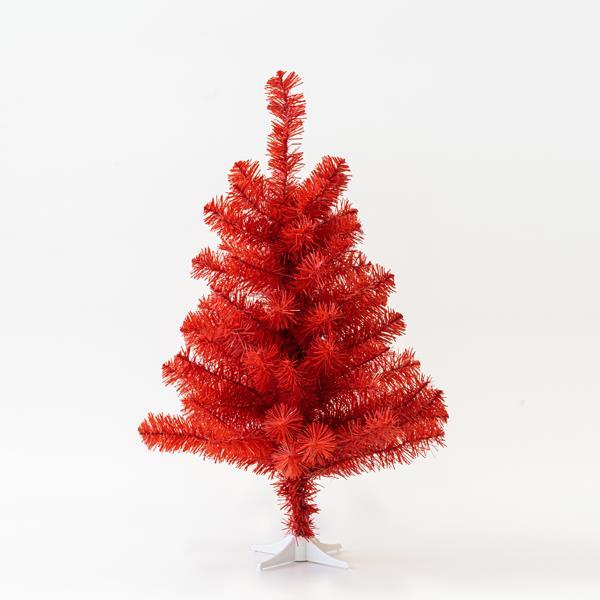 ÁRBOL 60cm, 70 PUNTAS (ANCHO DE LAS PUNTAS 6cm), COLOR ROJO