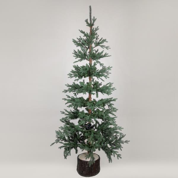 ABETO DINAMARCA, PE Y PVC, CON BANDEJA DE MADERA EN BASE, 240cm