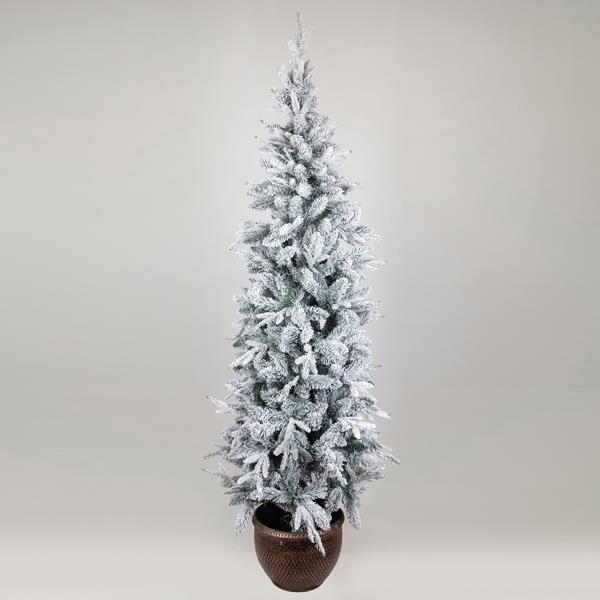 ABETO NEVADO, ESTOCOLMO, CON MACETA, 240 cm