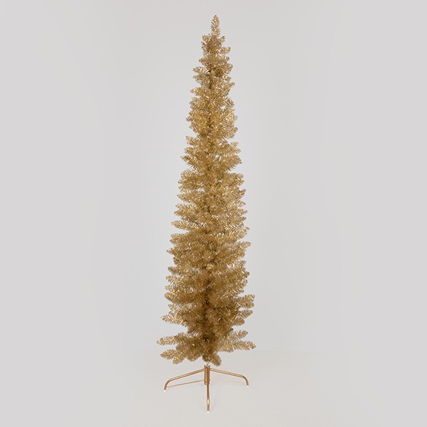 ÁRBOL DE ORO, SUPERSLIM, 210 cm