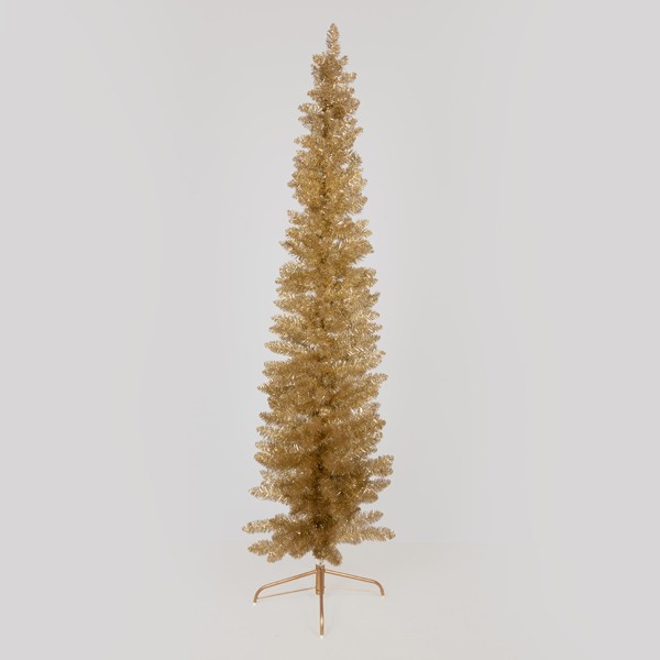 ÁRBOL DORADO, SUPERSLIM, 240 cm