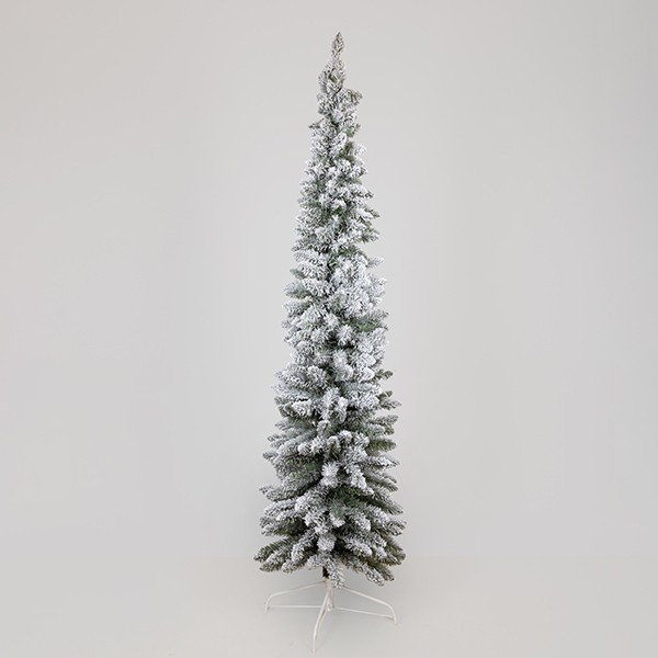 ÁRBOL NEVADO, PVC, SUPERSLIM, 210cm