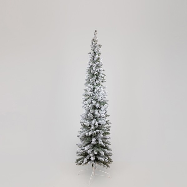 ÁRBOL NEVADO, PVC, SUPERSLIM, 240cm