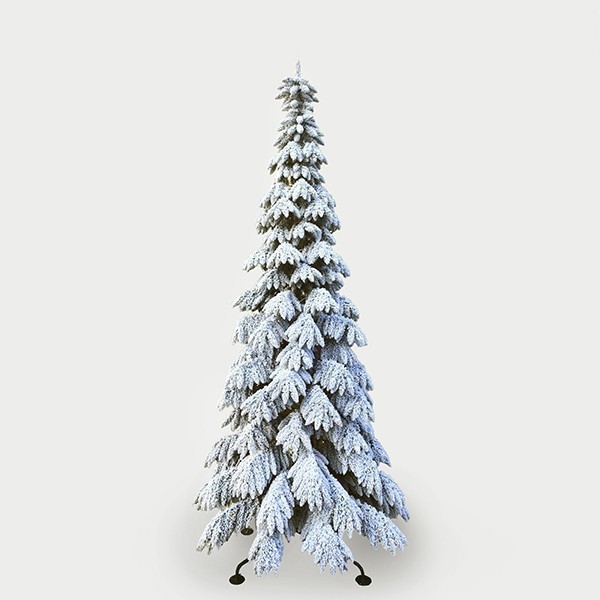 ABETO NEVADO, ZEUS, CON LUCES, 210cm