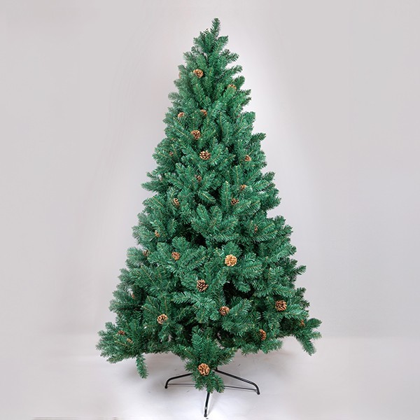 ABETO OFELIA, CON PIÑAS, PVC, 210cm