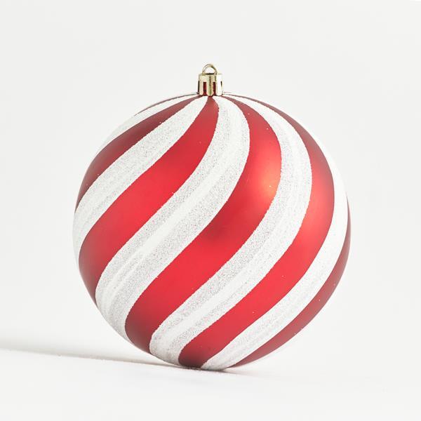 PELOTA DE PLÁSTICO, BLANCA Y ROJA, SET DE 2 PIEZAS, 12 cm