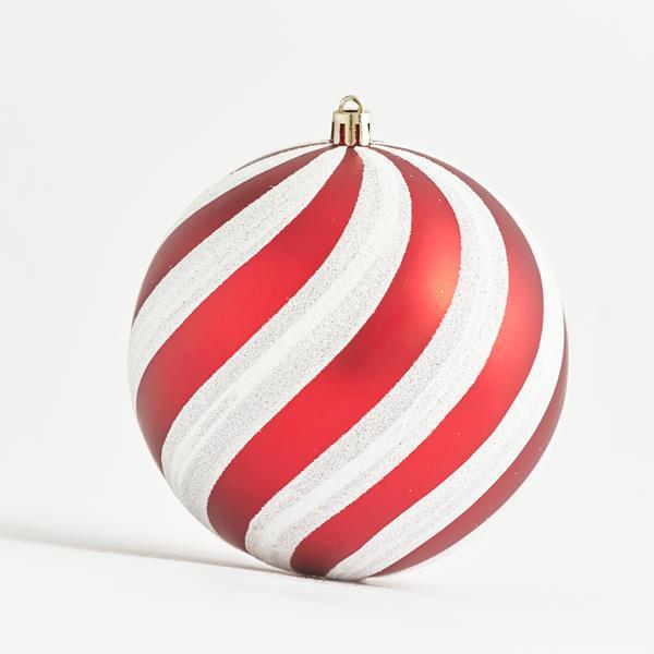 PELOTA DE PLÁSTICO, BLANCA Y ROJA, SET DE 2 PIEZAS, 20 cm