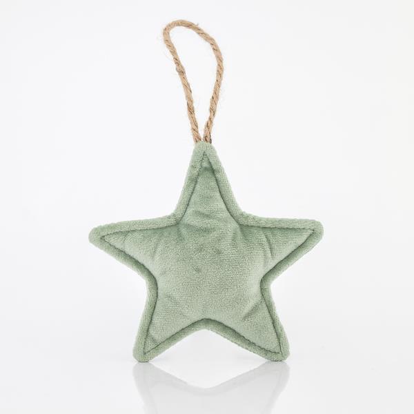 ESTRELLA, TERCIOPELO MENTA 10x2,5x28cm