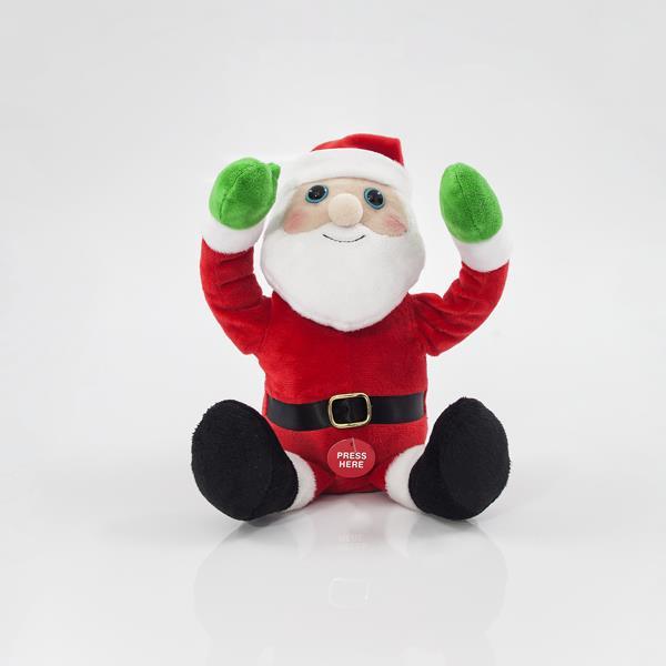 PAPÁ NOEL PEEK-A-BOO, 13x13x20cm