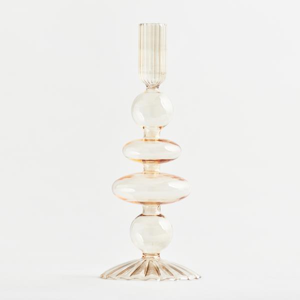 Candelabro de cristal, ΗΟΝΕΥ, 8,5x22cm