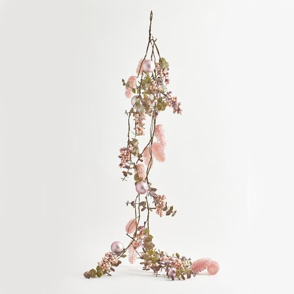 RAMA, CON PIÑAS, HOJAS 110cm