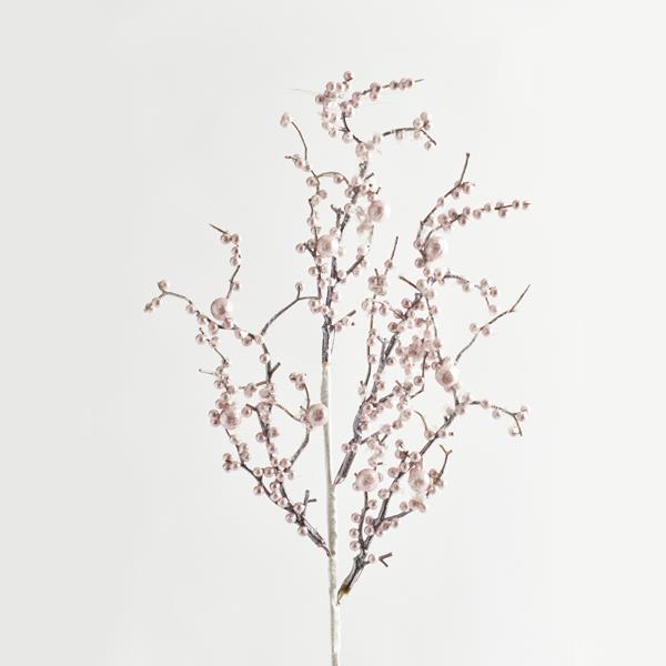 RAMITA CON PERLAS ROSAS 72cm