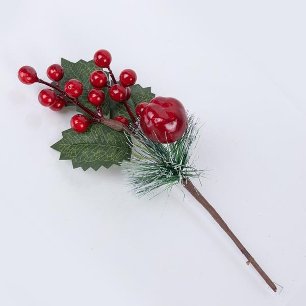 PICO CON FRUTOS ROJOS Y MANZANA, 26cm