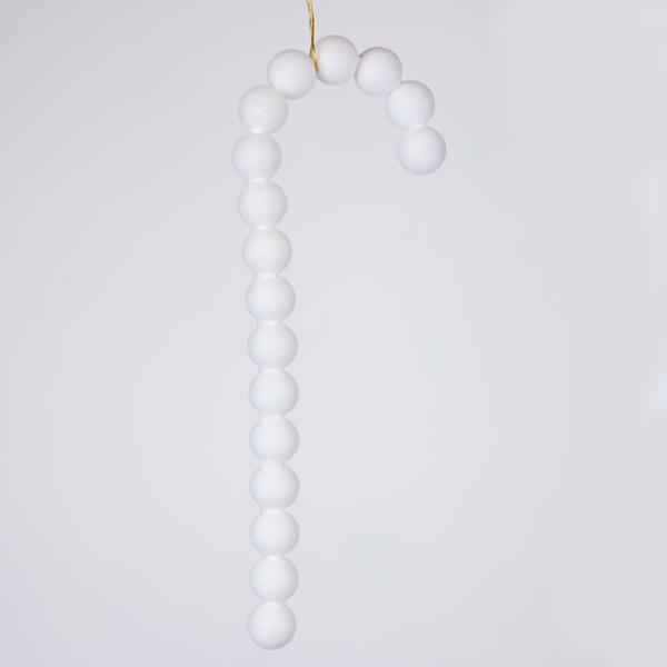 VARILLA DE TERCIOPELO, BLANCA, 33 cm