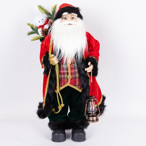 PAPÁ NOEL CON ROPA ROJA, 60cm