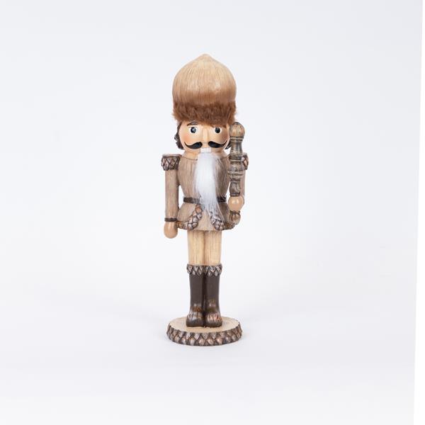 SOLDADO CON BELLOTA, MARRÓN, 26,50CM