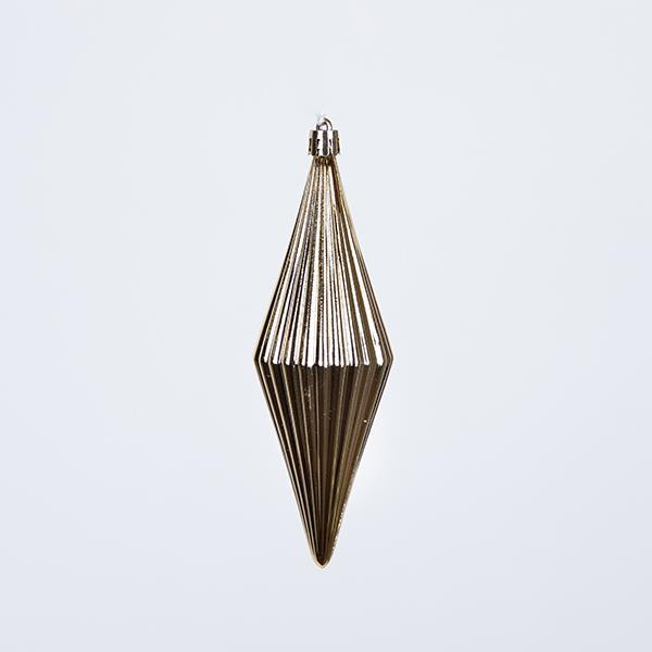 DIAMANTES DE PLÁSTICO, DORADOS, BRILLANTES, SET 5 PIEZAS, 15 CM