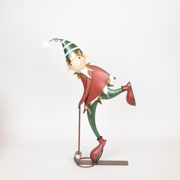 ELFO METÁLICO CON PATINETE, 54,61 CM