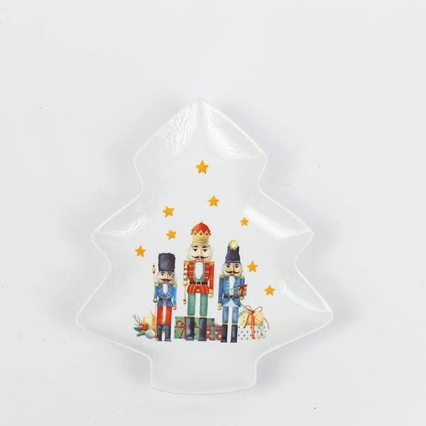 PLATO DE ÁRBOL CON CASCANUECES, 25CM