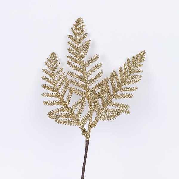 HELECHO, DORADO, SET DE 2 PIEZAS, 28 CM (TOP 120)