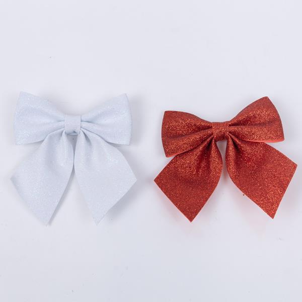 LAZO, BLANCO ROJO, SET DE 4 PIEZAS, 15 CM (TOP 120)