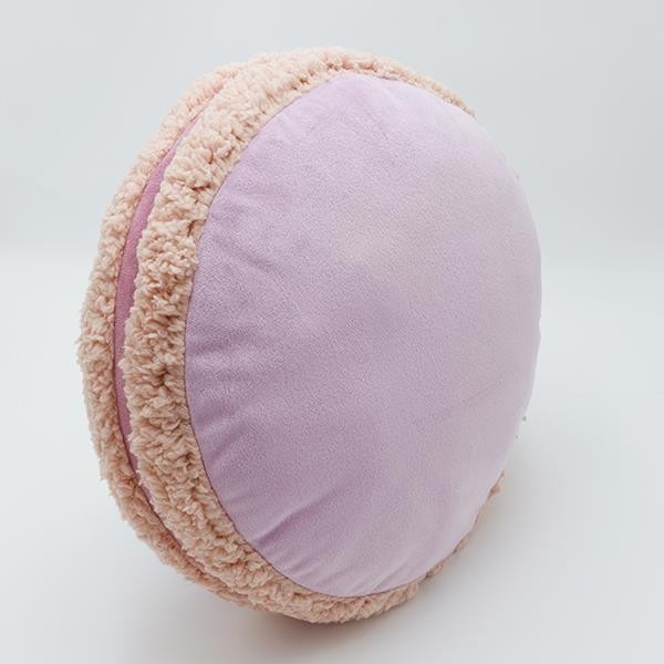 ALMOHADA MACARON, MORADA, 9X34CM