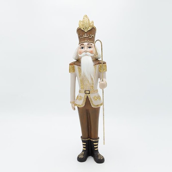 CASCANUECES DE POLIRESINA, BEIGE, 11X41,5CM