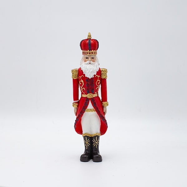 POLIRESINA GENERAL, CON CORONA, ROJA, 23CM