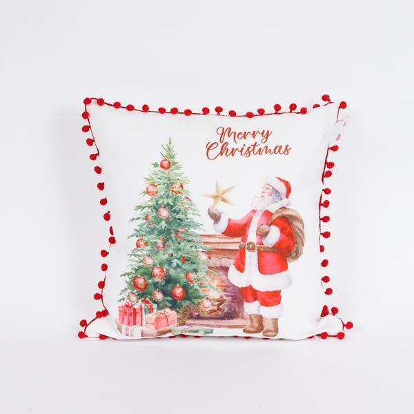 ALMOHADA, PAPÁ NOEL CON PON PON, 40X40CM
