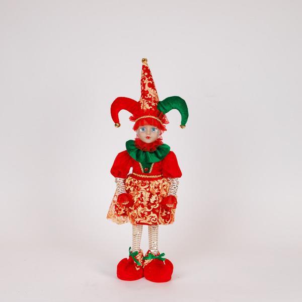 ARLEQUÍN, CON FALDA DE LUJO, 53 CM