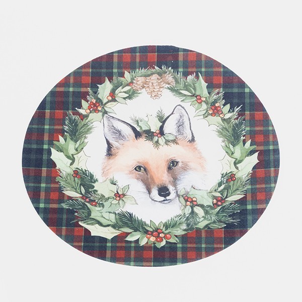 MANTEL INDIVIDUAL CON ZORRO, 40CM