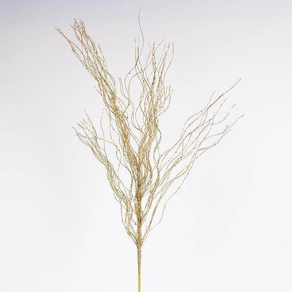 RAMA ONDULADA, DORADA, 83CM