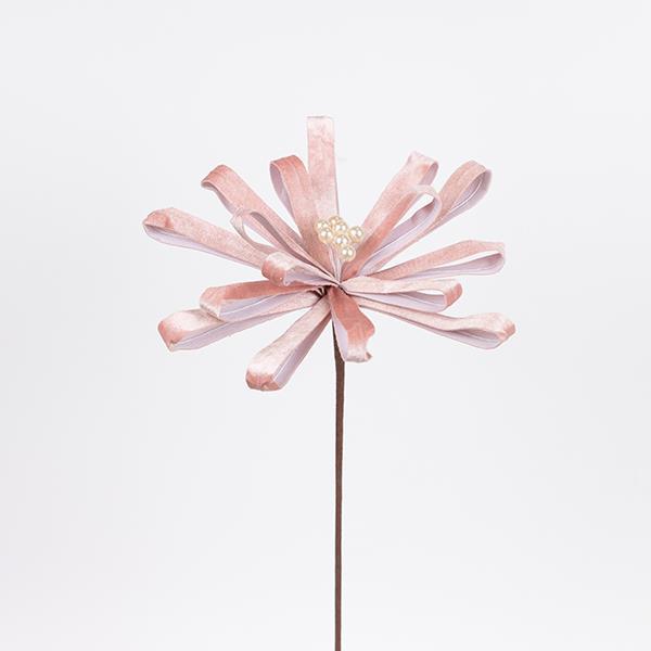 LAZO DE FLORES, ROSA, 25X45CM