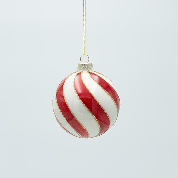 BOLA DE CRISTAL, CARAMELO CON BRILLO DORADO, SET DE 4 PIEZAS, 8 CM