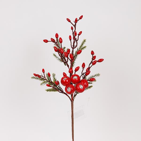 RAMA CON ARÁNDANOS Y BAYAS, 48CM