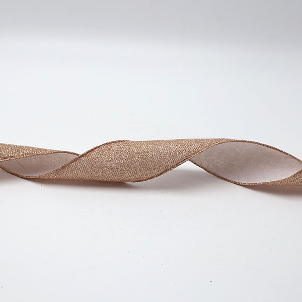 CINTA DORADA ROSA, 6,30 CM, 10 M