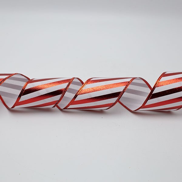 CINTA DE CARAMELO, METALIZADA, 6,30 CM, 10 M