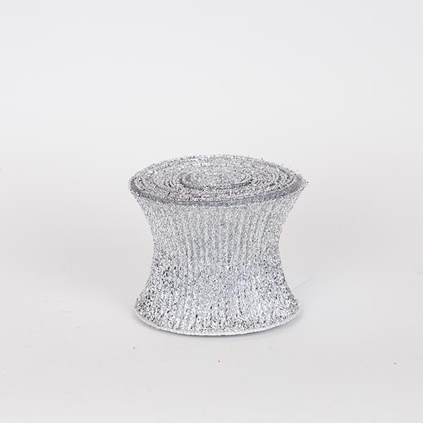 CINTA ESPIRAL, PLATA ELEGANTE, 500X12CM