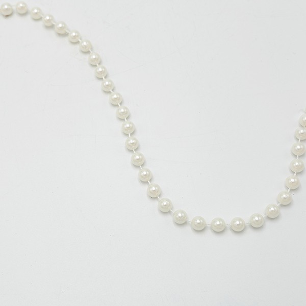 CADENA CON PERLAS CREMA, 8MM, 1000CM