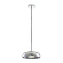 LÁMPARA COLGANTE ALUMINIO 5W Ø23ΧH8CM 3CCT GRIS OSCURO ARTE ILLUMINA SATURN