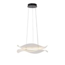 LÁMPARA DE TECHO COLGANTE LED 48W 3240lm 3000K Ø540mm NEGRO ARTE ILLUMINA FIRENZE