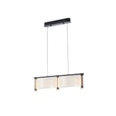LÁMPARA COLGANTE ACRÍLICO LED 2 LUCES LED 2Χ16W 3024lm 3000K 600x270x175mm ORO FRANCÉS ARTE ILLUMINA RAVENA