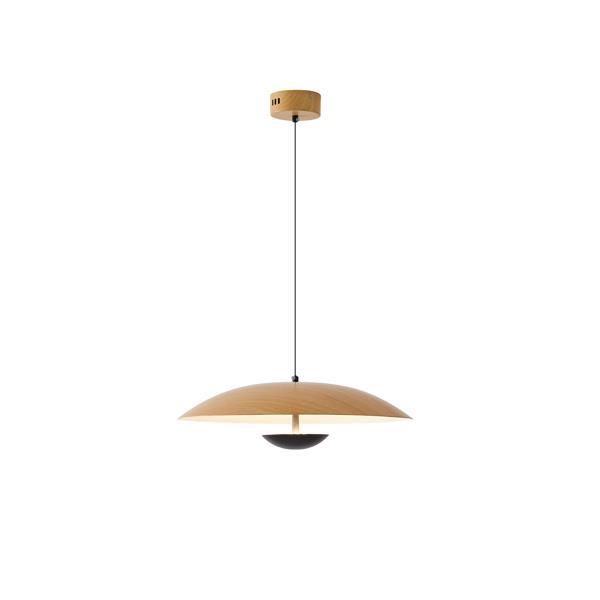 LÁMPARA DE TECHO COLGANTE PINTURA MADERA LED 7W 338lm 3000K Ø455x1160mm ARTE ILLUMINA APSIS