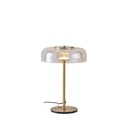 LÁMPARA DE MESA LÁMPARA DE METAL CON CRISTAL 8W 960lm 3000K 300x450x90mm COGNAC ARTE ILLUMINA LOBBY